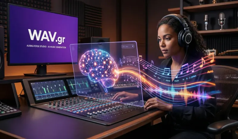 Auralverse Studio: φτιάξτε τα δικά σας τραγούδια με τεχνητή νοημοσύνη